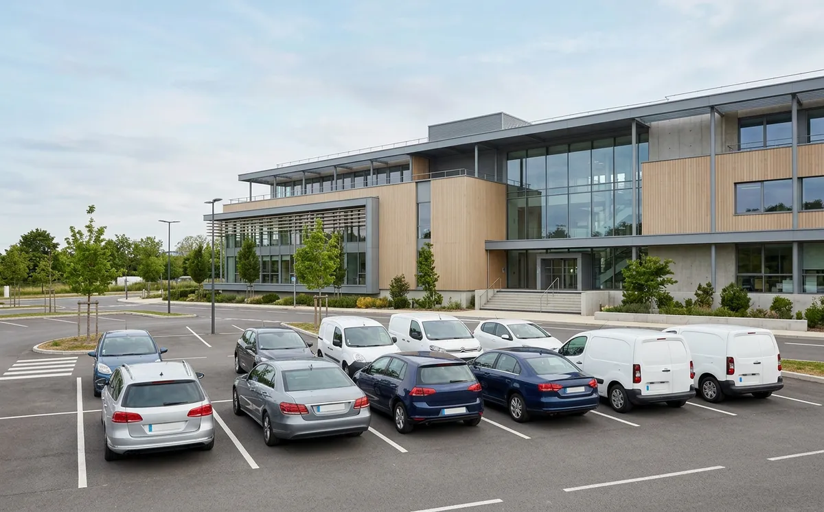 Parc d'entreprise mixte VL et utilitaires